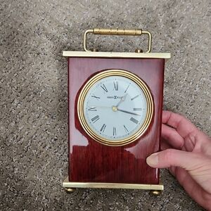 Red and Gold Desk Clock